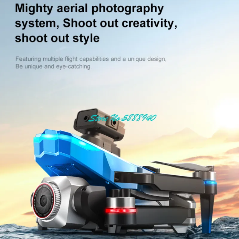 Fpv Brushless Rc Drone 4K - Smart Brushless Obstacle Avoidance FPV Remote