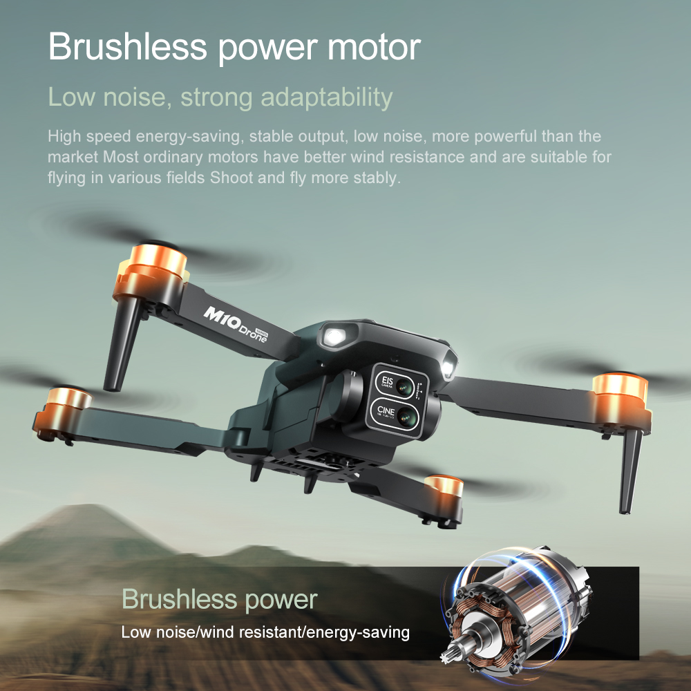 Original Drone M10 4K 5G HD Du - đánh giá và giá Fpv Brushless Rc Drone 4K