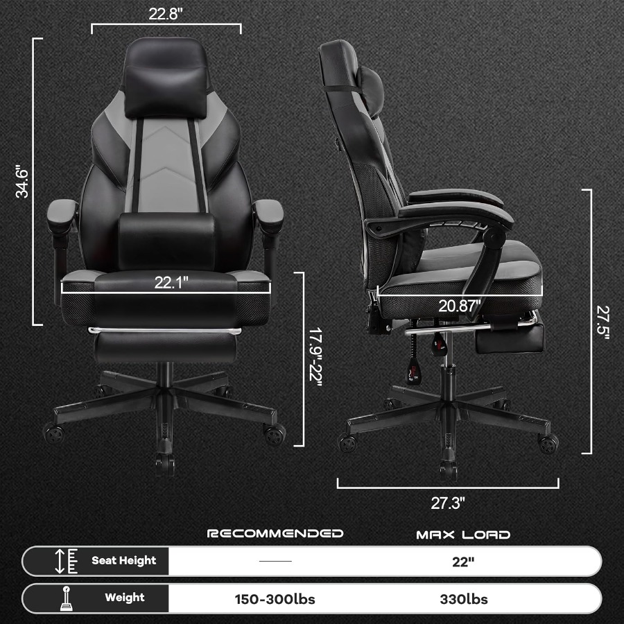 Gaming Chair for Adult, Comput - đánh giá và giá Video Games