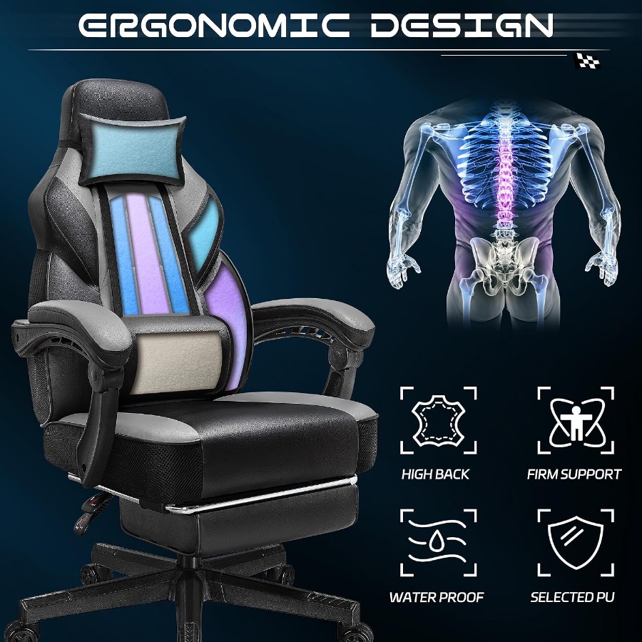 Gaming Chair for Adult, Comput - đánh giá và giá Video Games