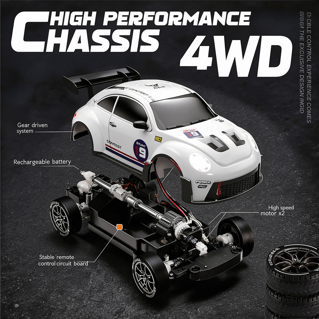 1:24 Scale Remote Control Car  - đánh giá và giá Rc Drift Car 1 24 Scale 4Wd