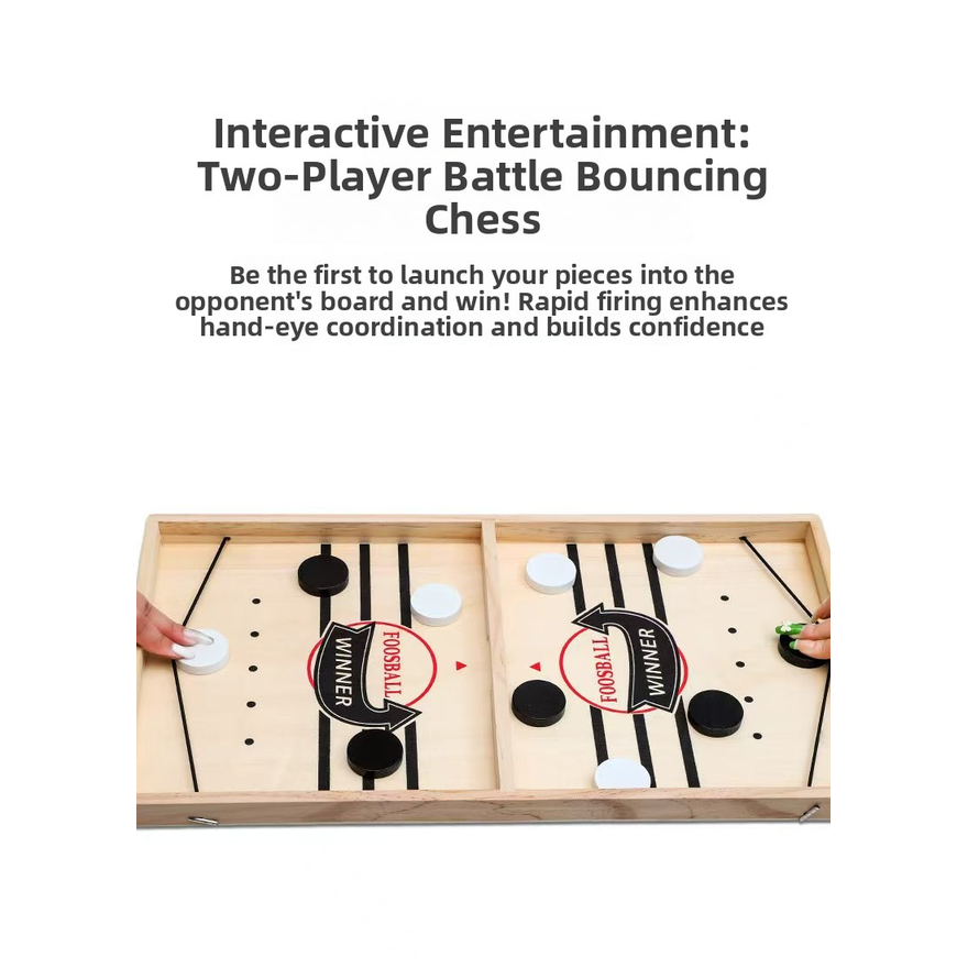 Wooden Sling Puck Game Double  - đánh giá và giá Board Games