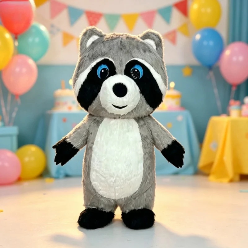 Grey Plush Inflatable Raccoon  - đánh giá và giá Dolls